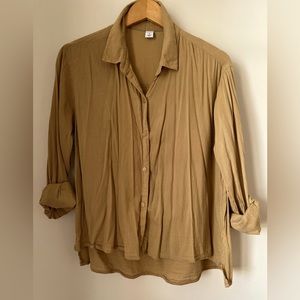 Cropped Flowy Blouse